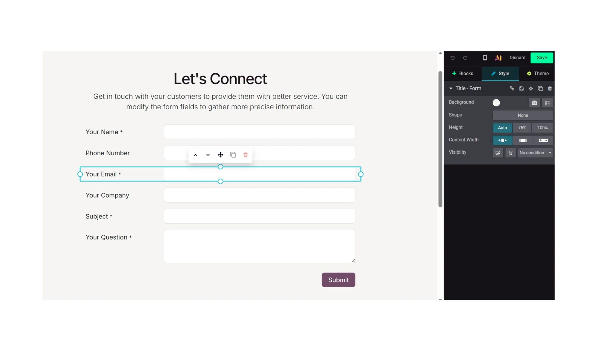 Comment créer un formulaire odoo site web