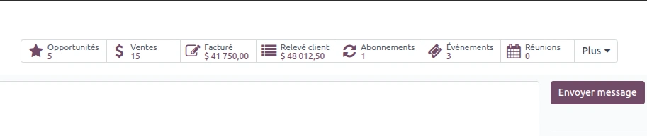 Historique contact Odoo